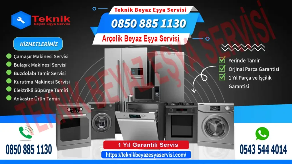Arçelik çamaşır makine tamircisi