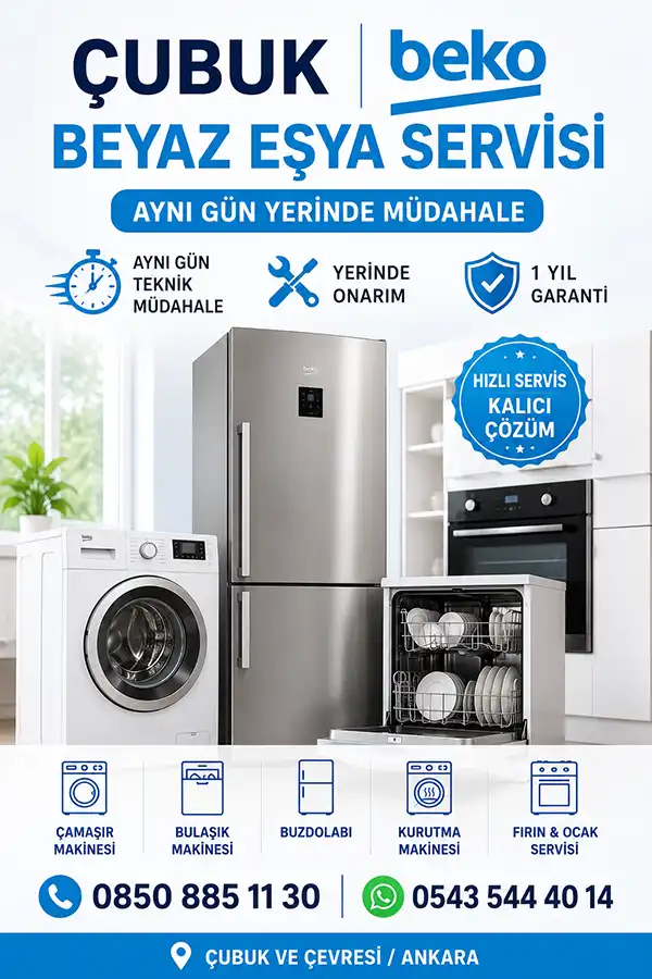 Çubuk Beko Bulaşık Makine Servisi