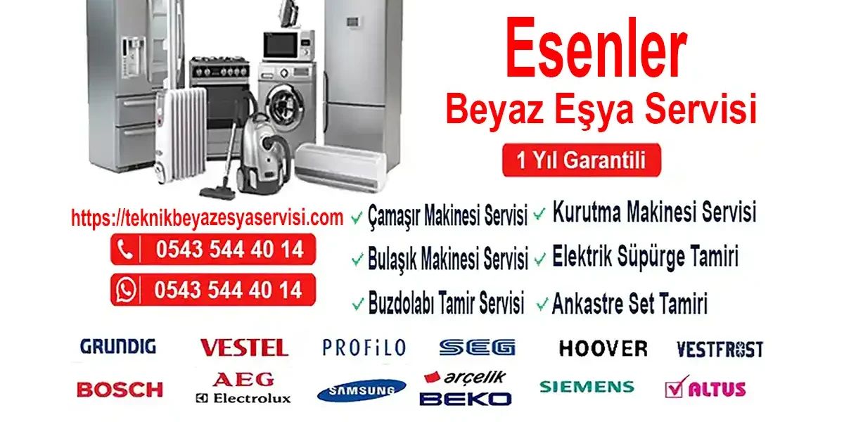 Esenler beyaz eşya tamircisi