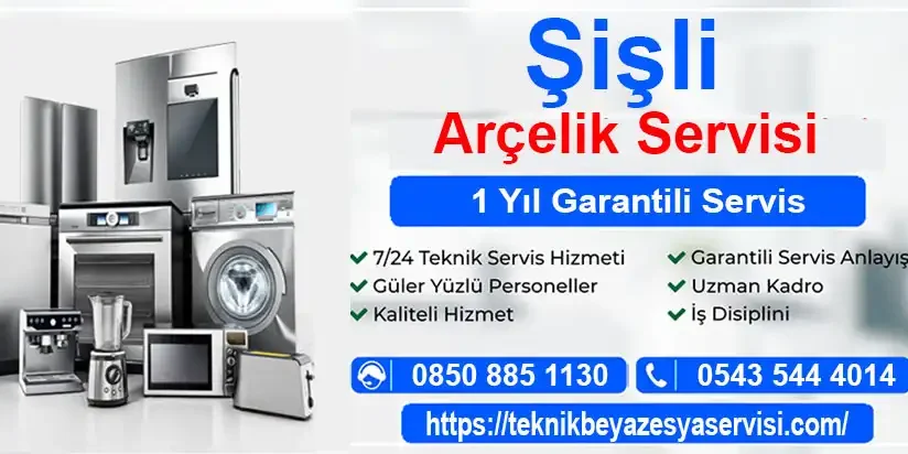arcelik servisi sisli